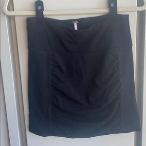 Free People black mini skirt